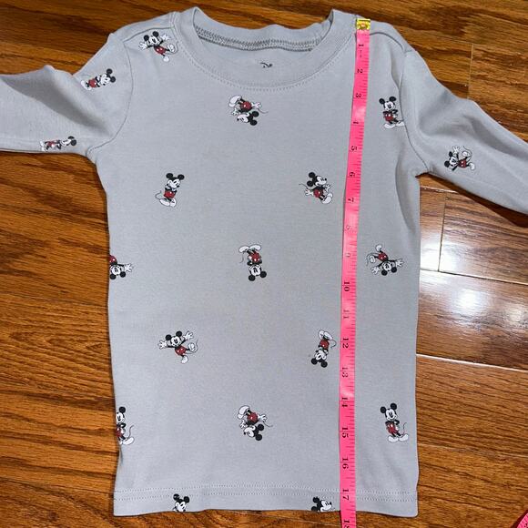 Disney x Janie and Jack Limited Ed Mickey Grey Long Sleeve Pajama Top Size 5 - Picture 9 of 12